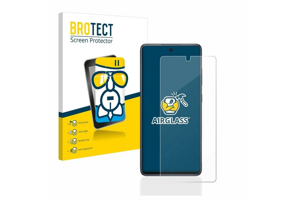 BROTECT Displayschutzglas Folie für Samsung Galaxy S20 FE 5G, Schutzfolie Glas Panzer Display Schutz klar