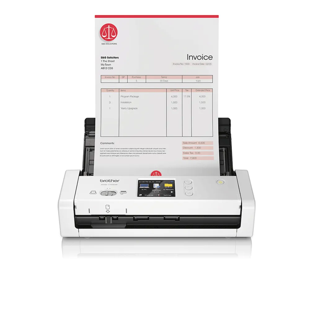 Brother ADS-1700W | ads1700wun1 | Dokumentenscanner - Dual CIS