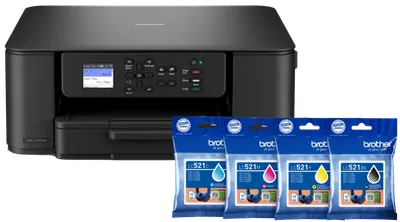 Brother DCP-J1310DW + 1 Satz Reservepatronen