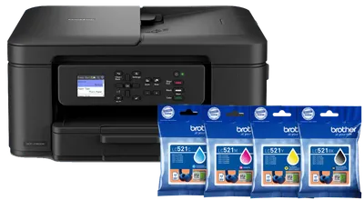 Brother DCP-J1360DW + 1 Satz Reservepatronen