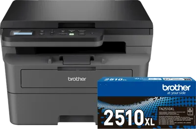 Brother DCP-L2627DWE + 1 zusätzlicher schwarzer XL-Toner