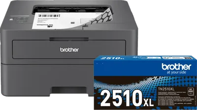Brother HL-L2445DW + 1 zusätzlicher schwarzer XL-Toner