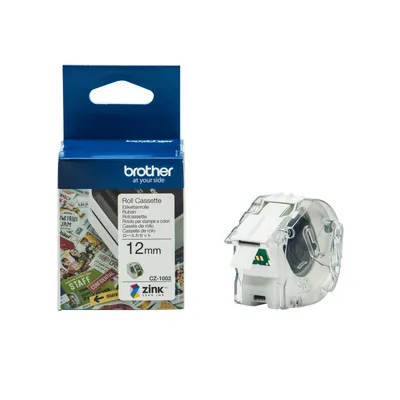 Brother CZ-1002 Farbband 1,2 cm x 5 m, Tintenstrahldruck, kompatibel mit VC-500W