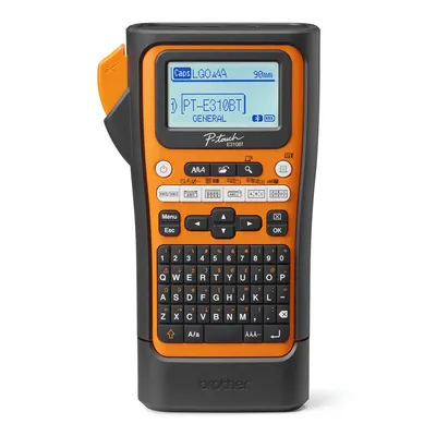 Etikettendrucker Thermotransfer Bluetooth/USB Brother PT-E310BTVP mit LCD und Akku