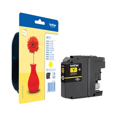 Brother LC-121 Tintenpatrone Gelb