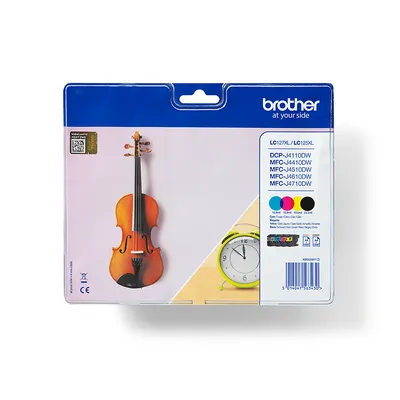 Brother LC-127XL Tintenpatronen, 4er-Pack