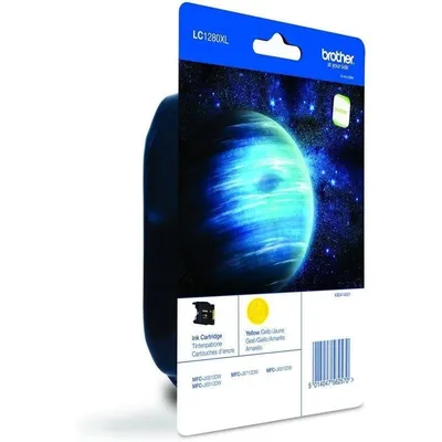Gelbe Tinte Brother LC1280XLYBP Hohe Ausbeute