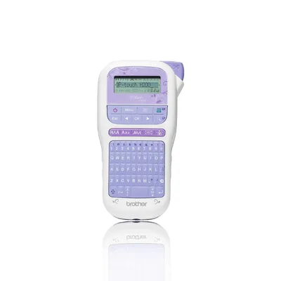 Tragbare Elektronische Etikettiermaschine Brother PT-H200 Lavendel/Weiß