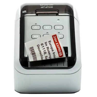 Brother QL-810W Etikettendrucker Direkt Wärme Farbe 300 x 600 DPI 176 mm/sek Verkabelt & Kabellos DK WLAN