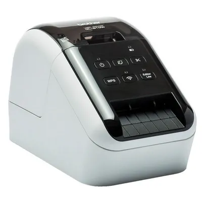 Brother QL-810W Etikettendrucker Direkt Wärme Farbe 300 x 600 DPI 176 mm/sek Verkabelt & Kabellos DK WLAN (QL810WZX1)