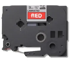 Druckeretikettenband Brother TZ-435 Weiß auf Rot 1,2 cm x 8 m