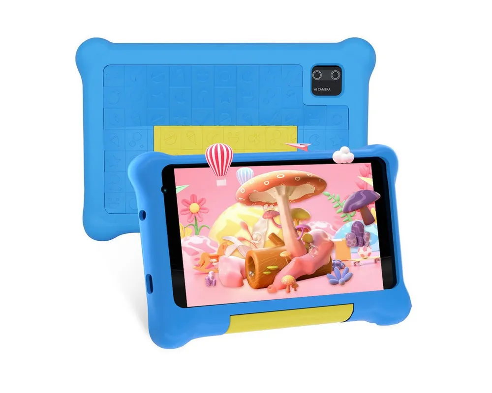 BUFO 7-Zoll Android13 5GB+32GB icherheitskoffer für Spiel und Lernen Kinder Tablet (7", 32 GB, Android, WiFi, Kinder Tablet)