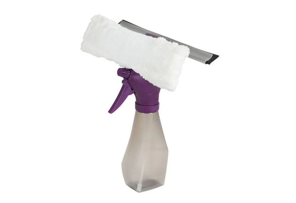 BURI Fensterreiniger Fensterwischer 3in1 Fensterputzer Scheibenreiniger Sprühflasche Mirkro