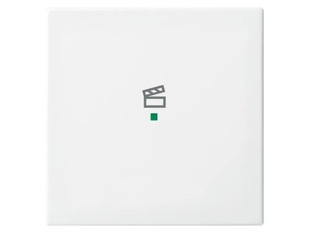 BUSCH-JAEGER Wippe 6233-10-914, Symbol Szene, free@home, alpinweiß