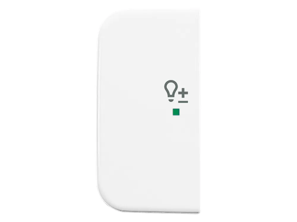 BUSCH-JAEGER Wippe 6234-21-214, 2-fach L, Dimmer, free@home, alpinweiß