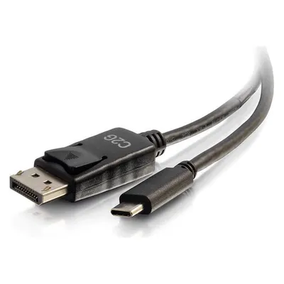 Kabeladapter USB-C auf DisplayPort C2G 1,8 m 4K 30 Hz schwarz
