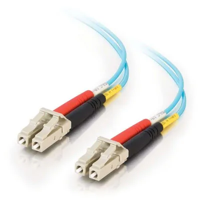 Glasfaserkabel C2G 10 m LC an LC OFNR Multimode 50 µm
