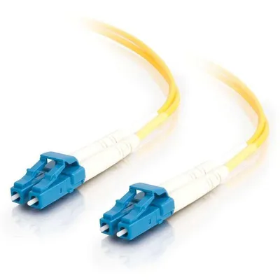 Glasfaserkabel C2G 2 m LC zu LC Single-Mode-Modus OFNR gelb