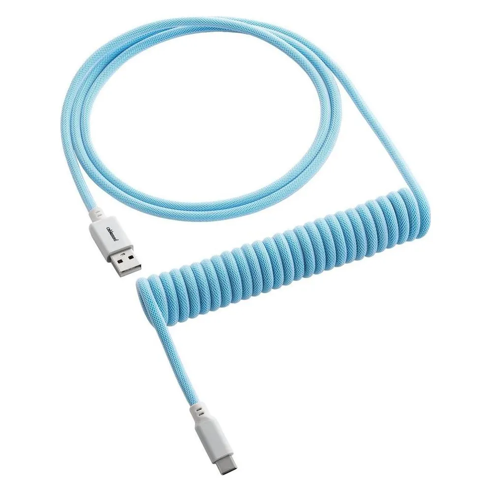 CableMod Classic Coiled Keyboard Cable USB-C zu USB Typ A, Blueberry Cheesecake