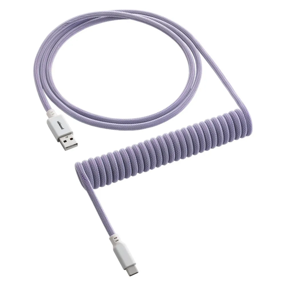 CableMod Classic Coiled Keyboard Cable USB-C zu USB Typ A, Rum Raisin
