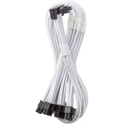Interner PCIe-Kabel CableMod CM-PCSR-16P4-RBN60KW-5PW-R-SS weiß gewinkelt
