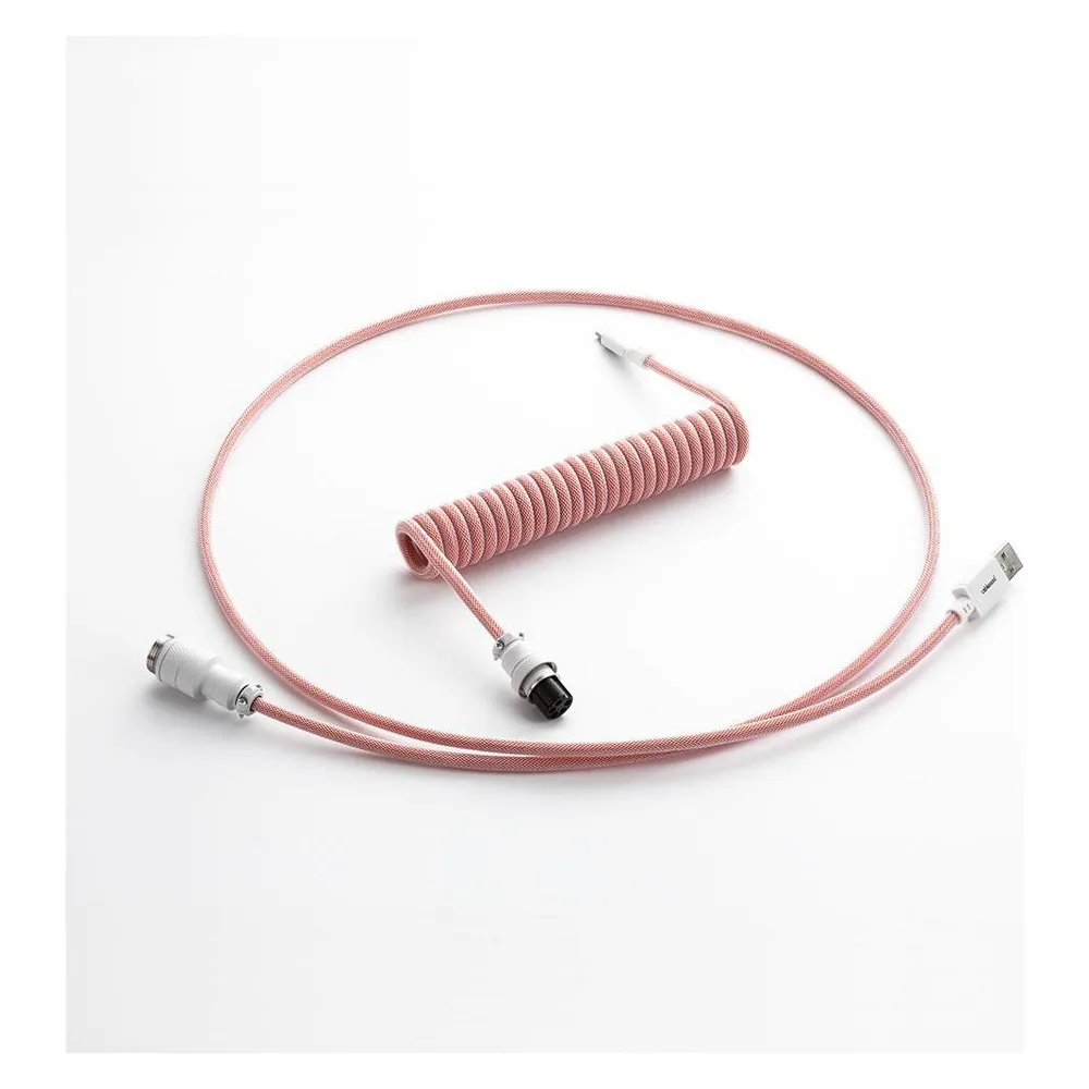 CableMod Pro Coiled Keyboard Cable USB-C zu USB Typ A, Orangesicle