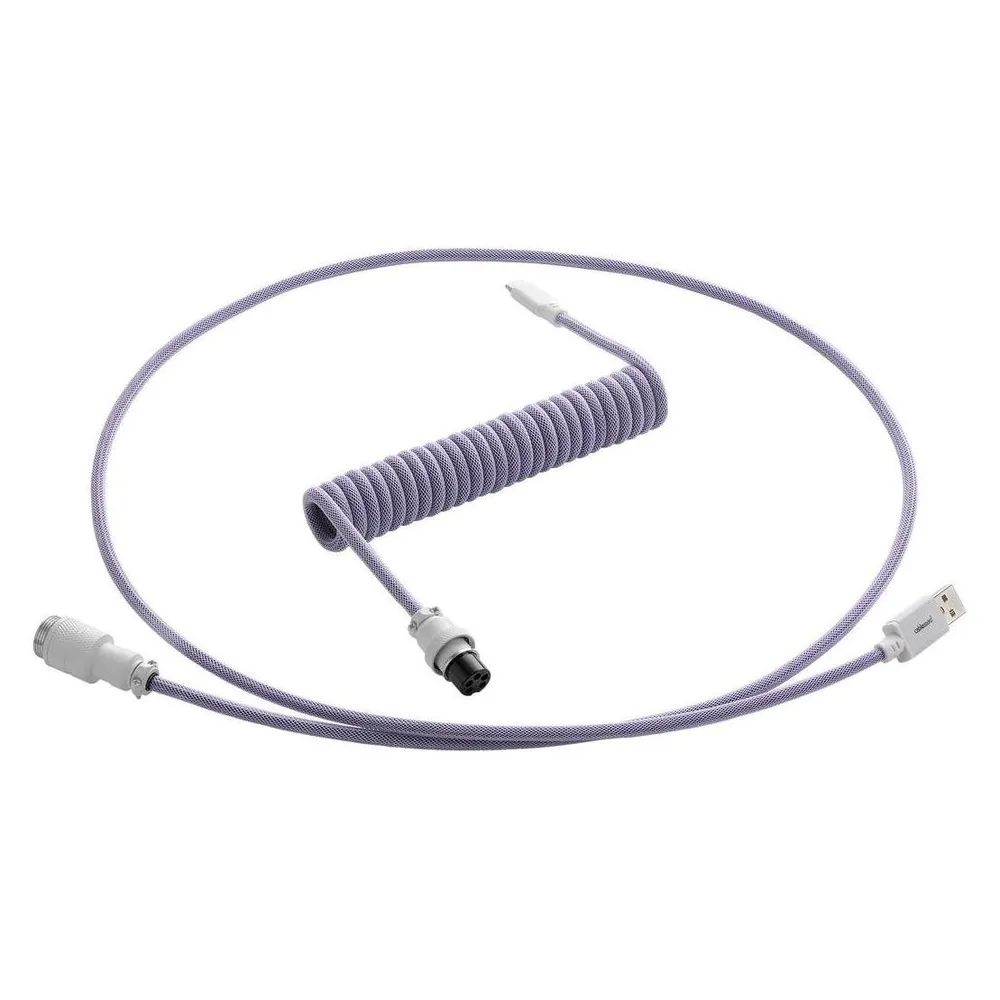 CableMod Pro Coiled Keyboard Cable USB-C zu USB Typ A, Rum Raisin