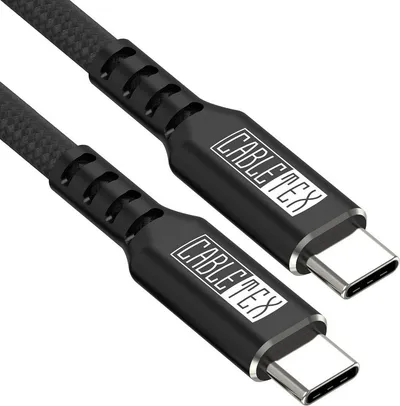 CABLETEX Ladekabel für PS5 DualSense Controller, 3 Meter Gaming-Controllerkabel, USB-C, USB Typ C, USB-C, USB Typ C (300 cm), Schnellladekabel, Nylonmantel, Kompatibel mit Play Station 5 Controller