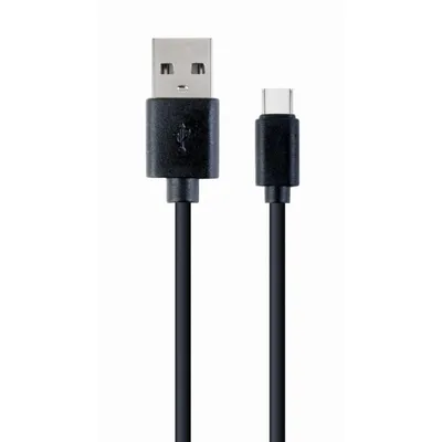 USB C Ladekabel Cablexpert CC-USB2-AMCM-1M 1m USB A USB C USB 2.0 0,48 Gbit/s Schwarz