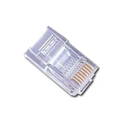 Steckverbinder Cablexpert PLUG3UP6/100 Transparent Cat5 8P8C vergoldete Kontakte
