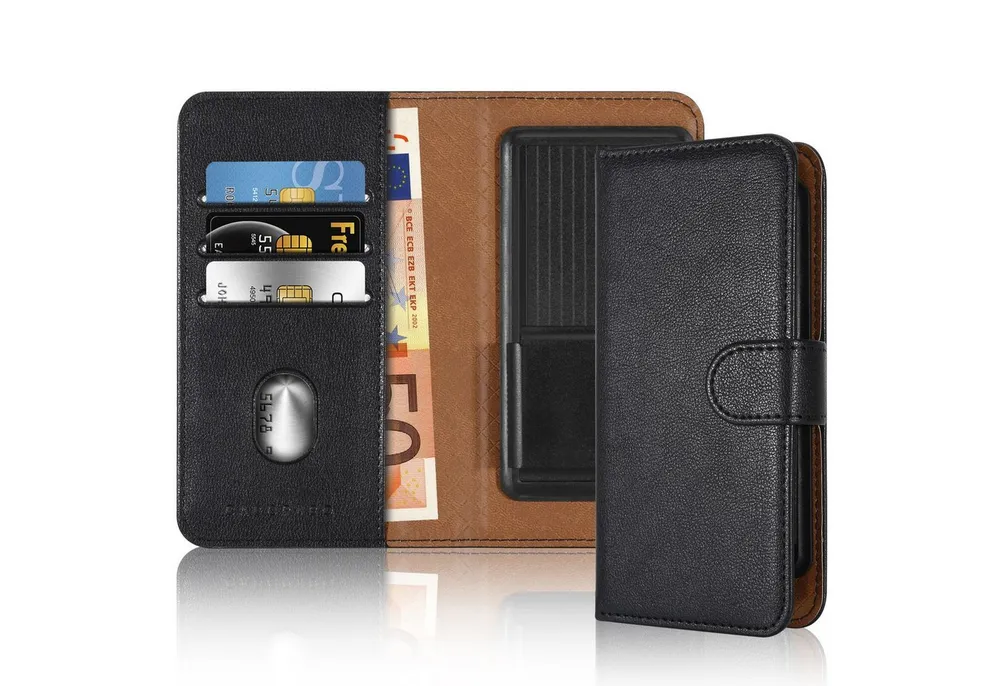 Cadorabo Handyhülle für LG G8S Hülle LG G8S, Hülle mit Kartenfach 360 Grad Schutzhülle Flip Case Cover Handytasche