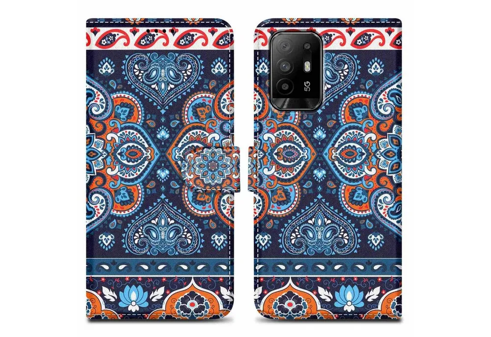 Cadorabo Handyhülle für Oppo A94 5G Hülle Oppo A94 5G, Handy Schutzhülle - Hülle, Standfunktion, Kartenfach, Magnetverschluss
