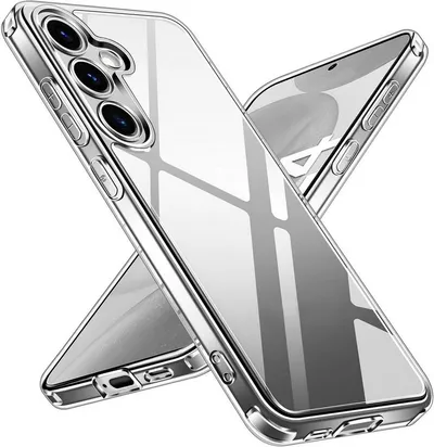 Cadorabo Handyhülle für Samsung Galaxy S24 Hülle Samsung Galaxy S24, Hülle TPU Silikon Handy Schutzhülle Slim Transparent Case Cover