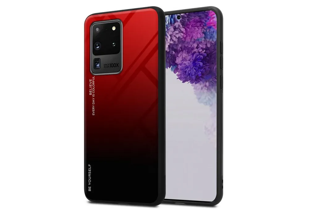 Cadorabo Handyhülle für Samsung Galaxy S20 ULTRA Hülle Samsung Galaxy S20 ULTRA, Robustes Hard Case - Handy Schutzhülle - Hülle - Back Cover Bumper