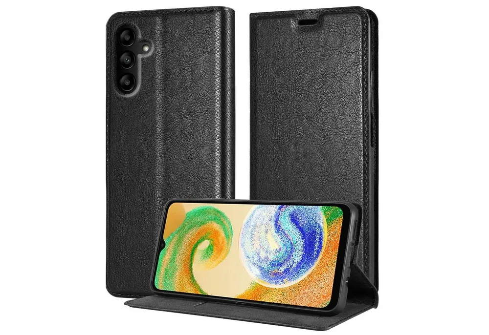 Cadorabo Handyhülle für Samsung Galaxy A04s Hülle Samsung Galaxy A04s, Hülle Schutzhülle mit Standfunktion, Magnetverschluss und Kartenfach