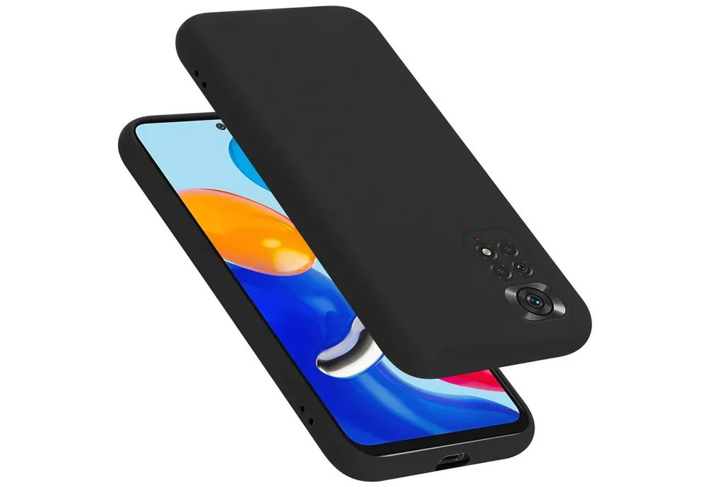 Cadorabo Handyhülle für Xiaomi RedMi NOTE 11 4G / 11S 4G Hülle Xiaomi RedMi NOTE 11 4G / 11S 4G, Flexible Hülle TPU Silikon Schutzhülle Back Cover Case