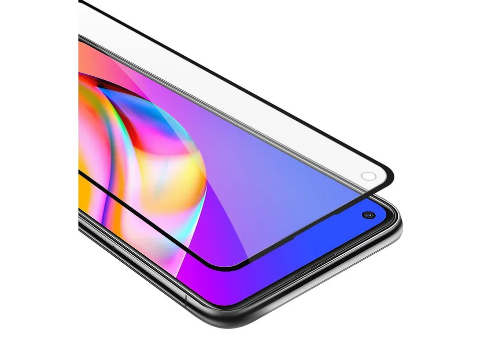 Cadorabo Schutzfolie für Oppo A94 5G Schutzfolie, (1-St), Vollbild Schutzglas Panzer Folie (Tempered) Display Schutzfolie