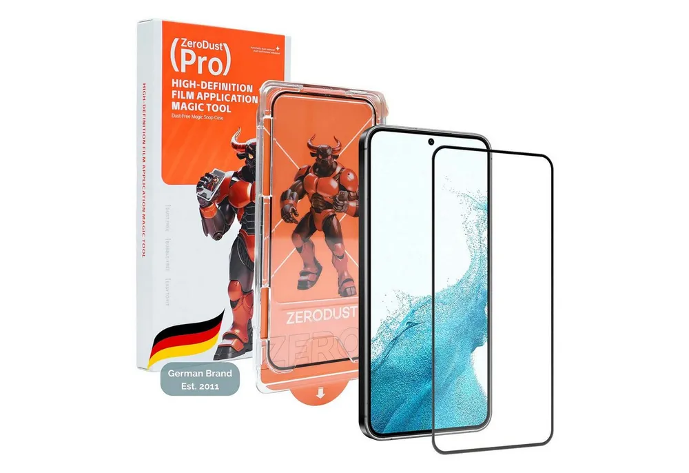 Cadorabo Schutzfolie für Samsung Galaxy S22 Schutzfolie, (1-St), Schutzfolie Panzerfolie HD Displayschutzfolie Schutzglas Tempered Glas