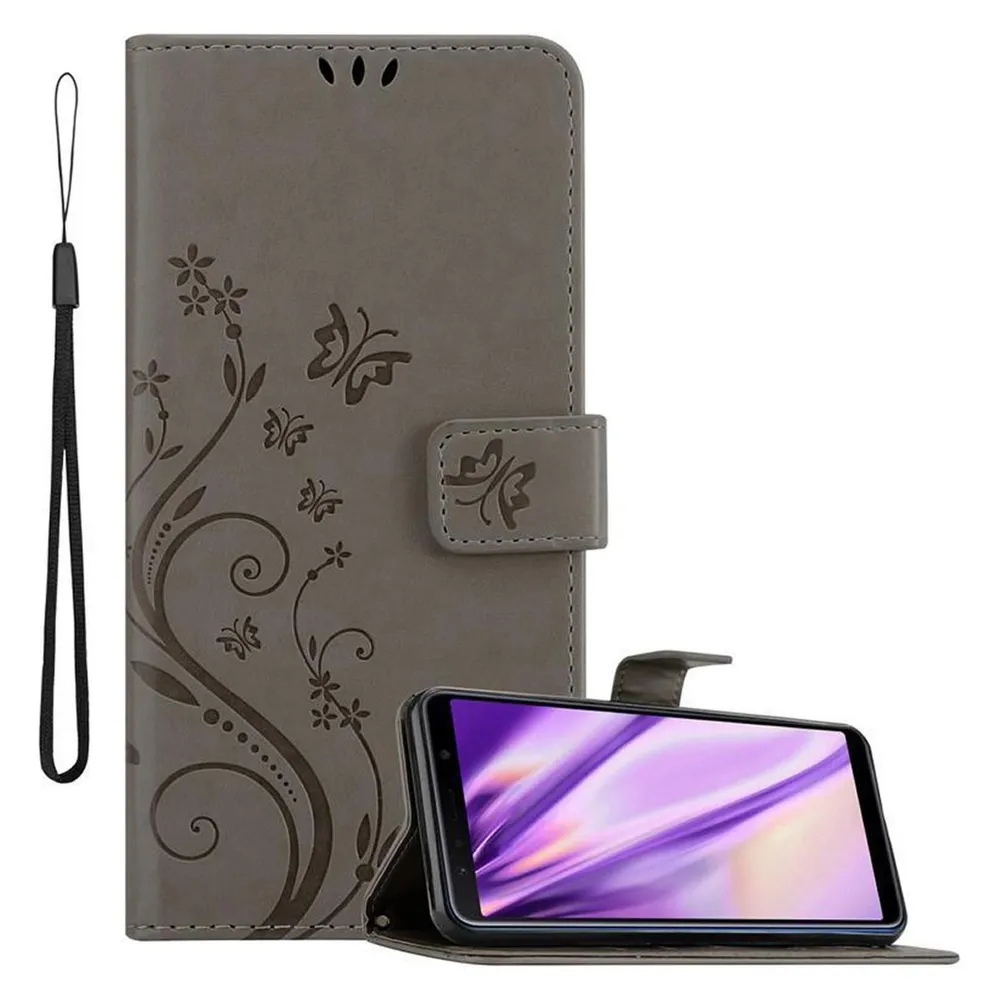 Cadorabo Flower Book Cover (Samsung Galaxy A7 (2018))