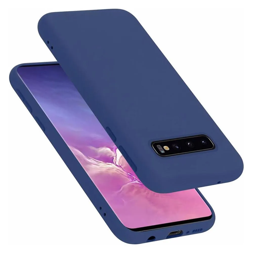 Cadorabo TPU Liquid Silicone Case Cover (Samsung Galaxy S10)