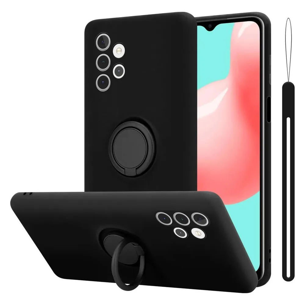 Cadorabo TPU Liquid Ring Silicone Case Hülle (Samsung Galaxy A32 5G)