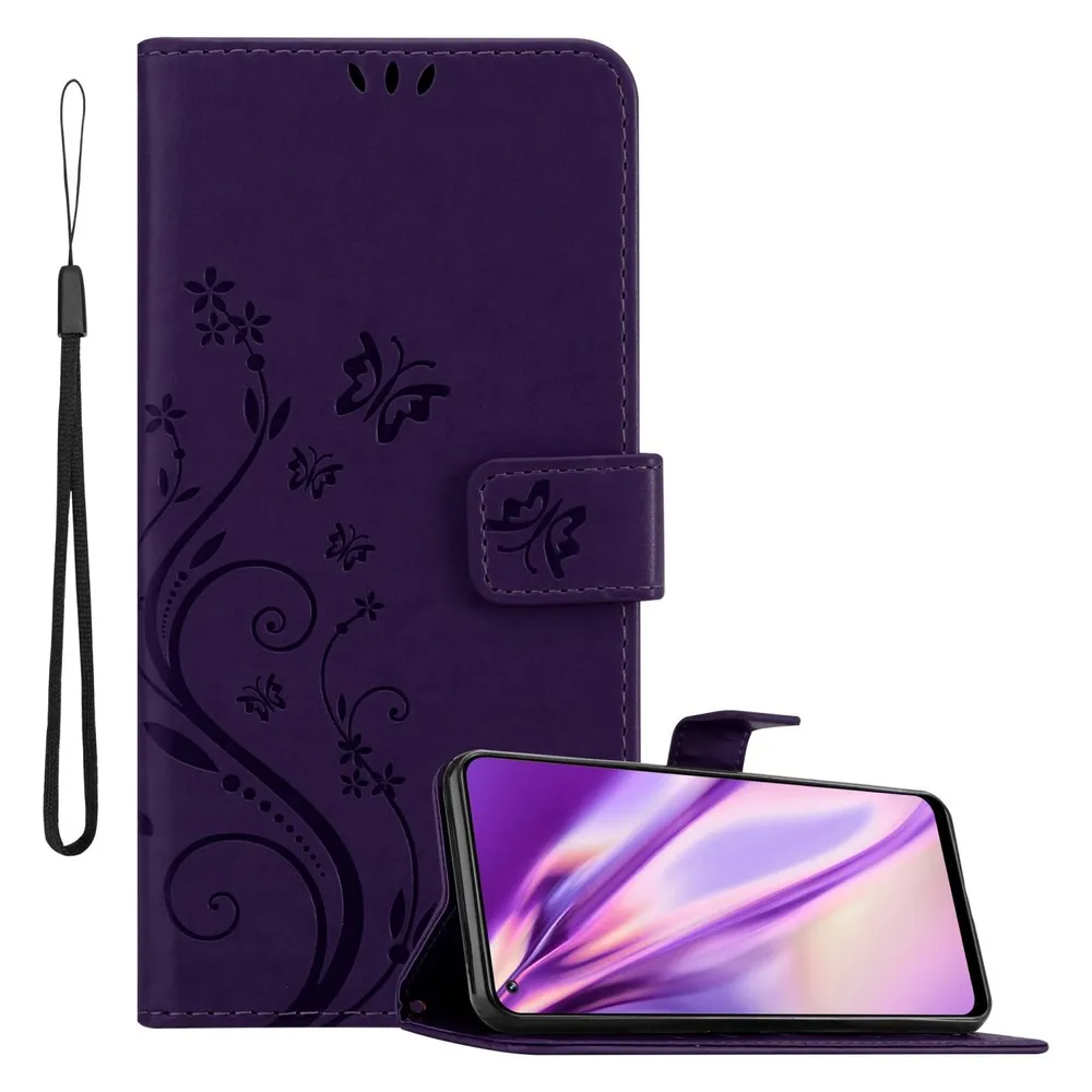 Cadorabo Flower Book Hülle für Realme 8 4G / 8 PRO (OPPO Reno8 Pro)