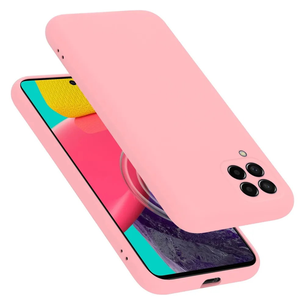 Cadorabo TPU Liquid Silicone Case Hülle für Samsung Galaxy M53 5G (Samsung Galaxy M53 5G)
