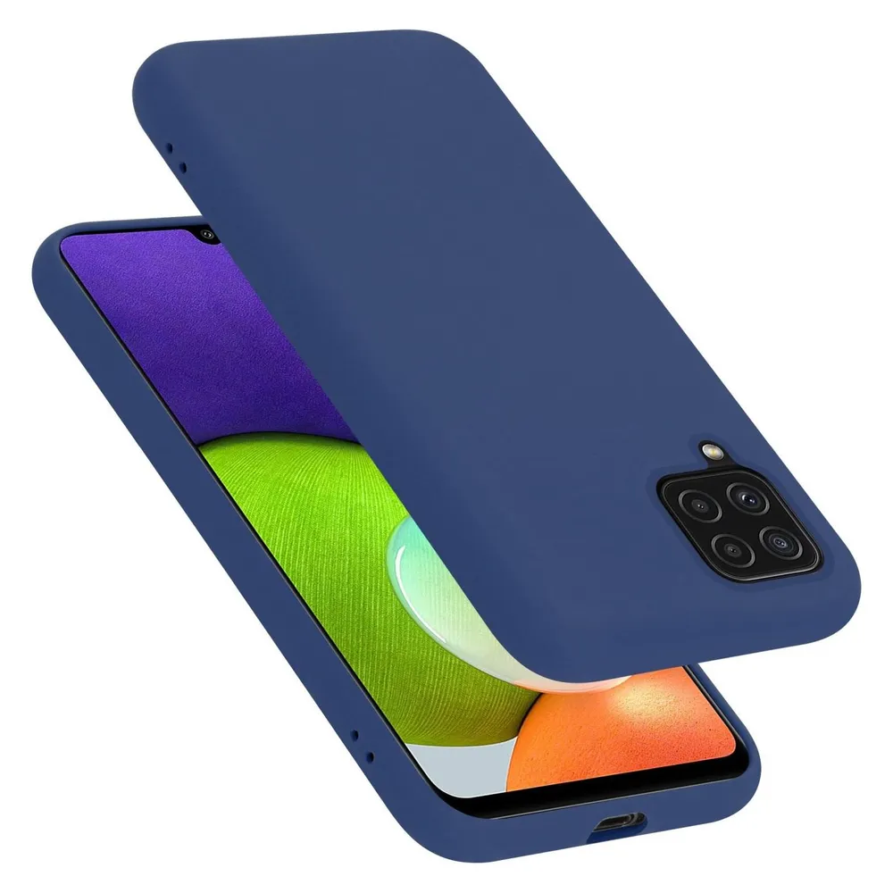 Cadorabo Bumper TPU Liquid Silicone Case (Samsung Galaxy A12)