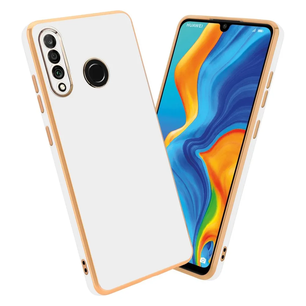 Cadorabo Hülle für Huawei P30 LITE im TPU mit Kameraschutz LM130 Style (Huawei P30 Lite)
