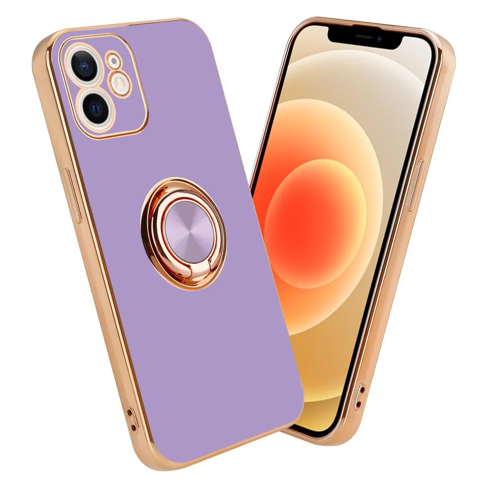 Cadorabo Hülle für Apple iPhone 11 im TPU mit Kameraschutz und Ring LM089 Style (Apple iPhone 11)