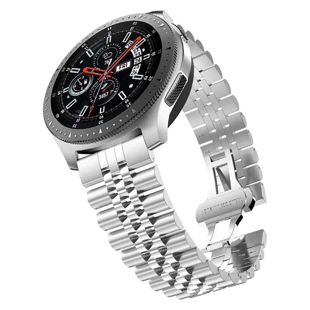 Cadorabo Armband für Samsung Galaxy Watch (20 mm, Edelstahl)