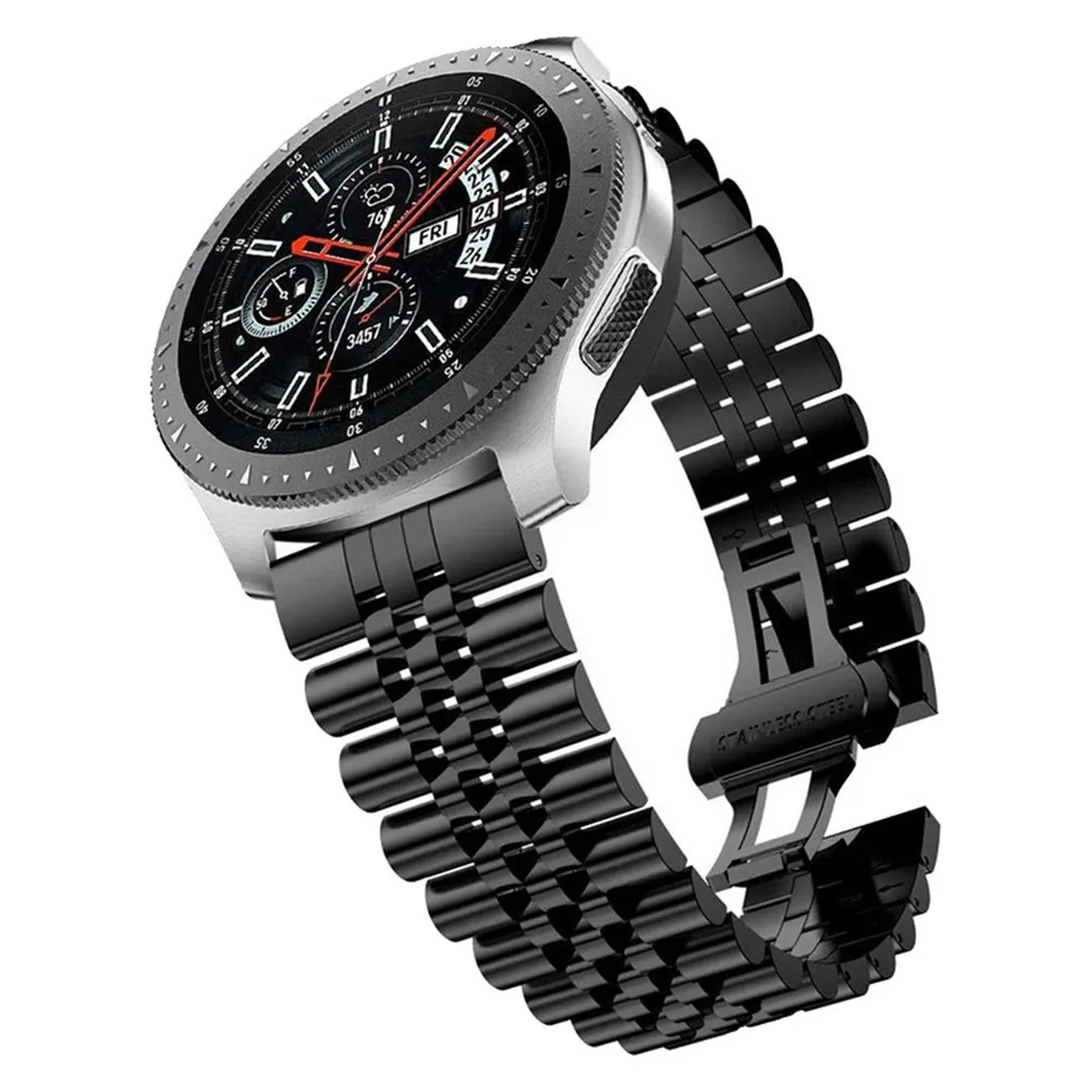 Cadorabo Armband für Samsung Galaxy Gear (22 mm, Edelstahl)