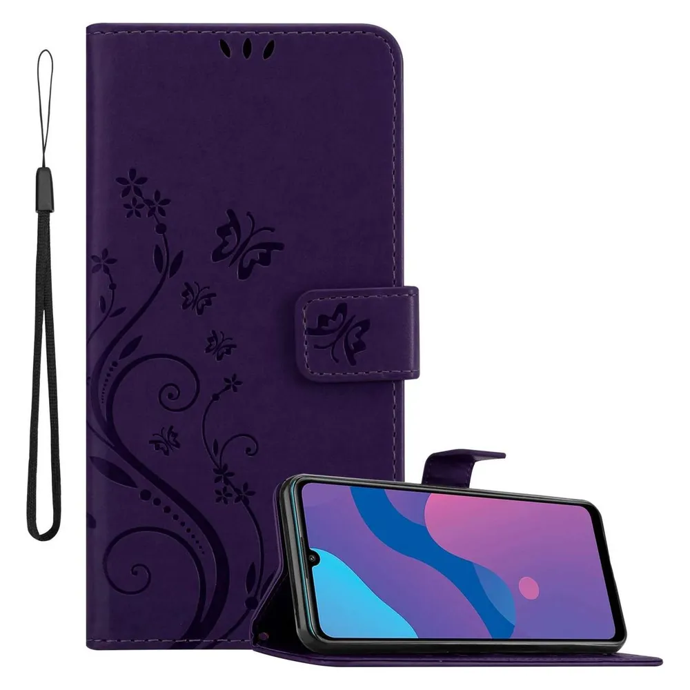 Cadorabo Hülle für Honor 9A mit Blumen Muster (Xiaomi Redmi 9A)