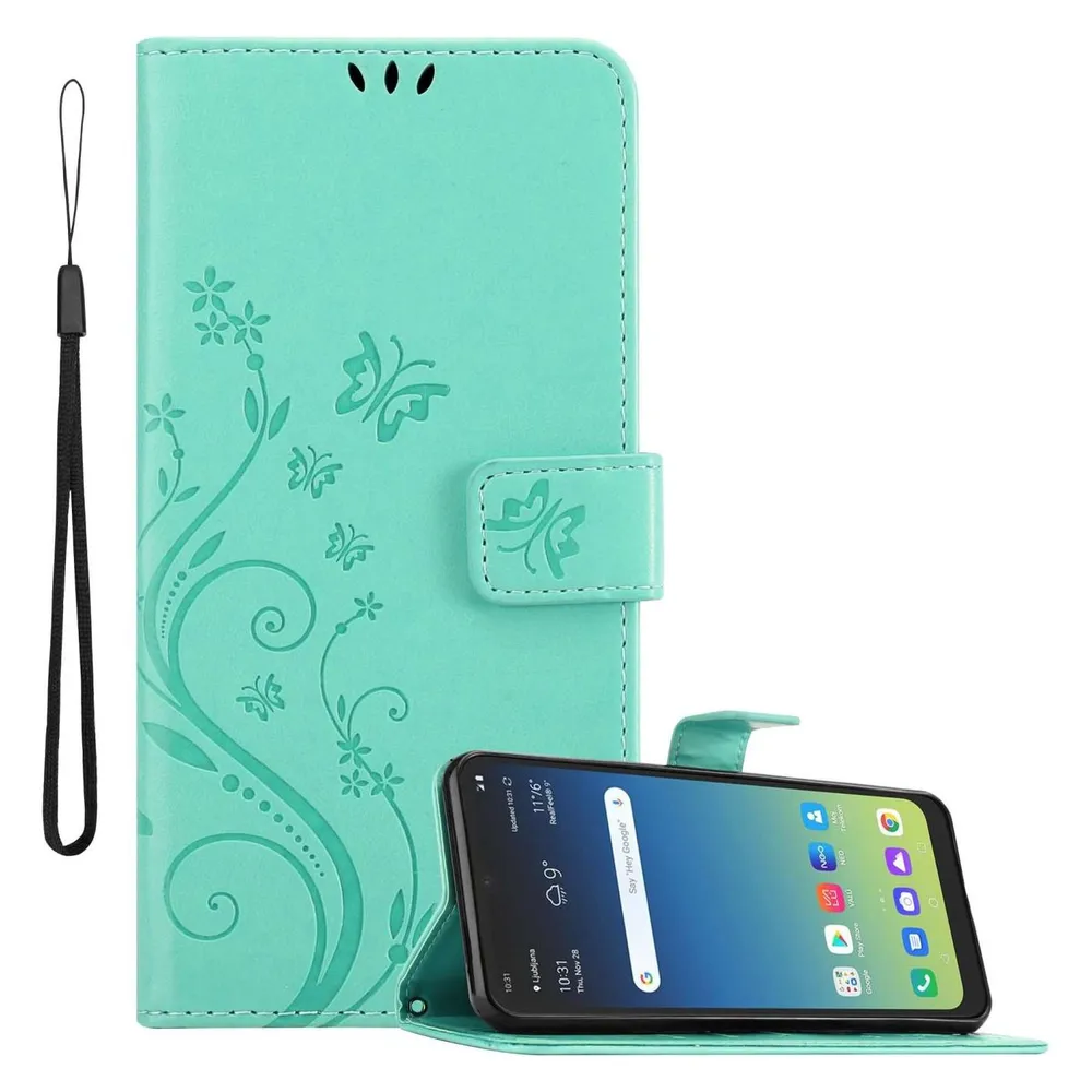 Cadorabo Hülle für LG K40S mit Blumen Muster (LG K40s)